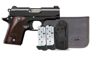 KIMBER MICRO9 9MM 7RD BLK/RSWD BNDL