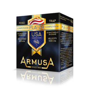 ARMUSA 12 GA. PLA-24 USA COMPETITION 7/8 OZ. (24 GRAMS) HIGH ANTIMONY 1330 FPS (1 CASE OF 250 SHELLS) FROM $110 + FREE SHIPPING