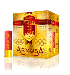 ARMUSA 12 GA. PLA-32 THE OLYMPIC (1-1/8 OZ.) COMPETITION / HUNTING 1300 FPS (1 CASE OF 250 SHELLS)