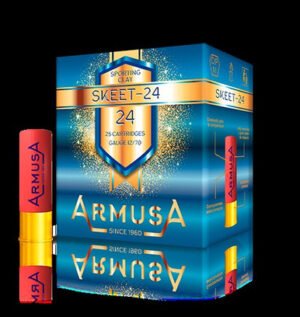 ARMUSA 12 GA. SKEET COMPETITION 7/8 OZ. (24 GRAMS) HIGH ANTIMONY 1330 FPS (1 CASE OF 250 SHELLS)