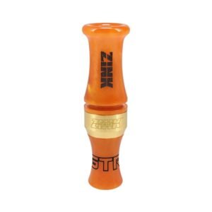 Zink Green Top Rocker Duck Mouth Call Orange Marbleade