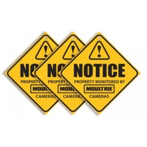 Moultrie Trail Camera Surveillance Signs (3-pack)