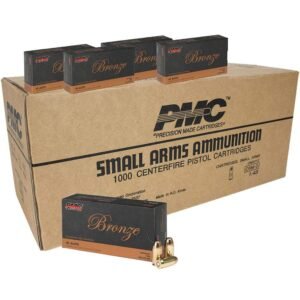 PMC Bronze .45 ACP Handgun Ammunition 230 gr FMJ 830 fps 1000/ct