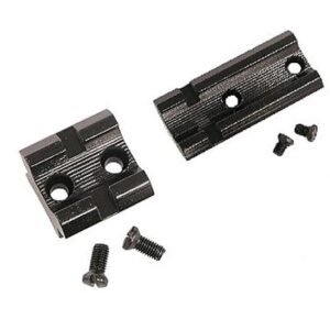 Weaver Standard Top Mount Aluminum Scope Base - Gloss Black - #20A - FRONT