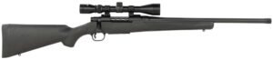 MOSSBERG PATRIOT 400 LEGEND RIFLE 20" T.B. BLACK SYNTHETIC, 3-9X40 SCOPE 4RD