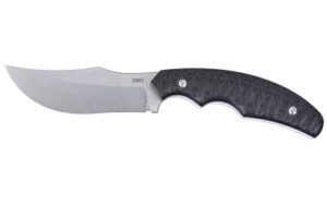 CRKT BURROWER 3.66" PLN BLK W/SHEATH