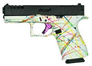 GLFA 19 STRIKER 9MM 4 SPLATTER WHITE OR 15RD