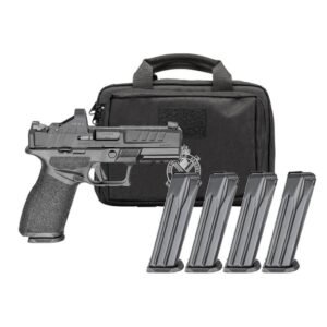 Springfield Gear Pac Echelon 4.0 FC Low Capacity Handgun 9mm Luger 10rd Magazines(4) 4" Barrel U-Dot Fixed & Green Dot Optic & Bag