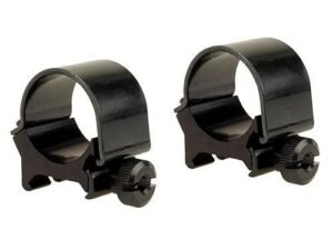 Weaver Detachable Top Mount Aluminum Scope Rings 1" Medium - Black