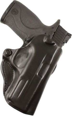 DESANTIS MINI SCABBARD HOLSTER - RH OWB LEATHER WALTHER CCP BL