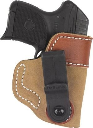 DESANTIS SOFT TUCK HOLSTER IWB - RH LEATHER KELTEC P3AT NATURAL