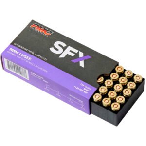 PMC SFX Premium Ammo 9mm SFX HP 124 gr. 50 rd.