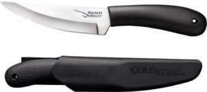 COLD STEEL ROACH BELLY 4.5" - PLAIN EDGE BLADE W/SHEATH