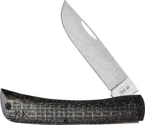 CASE KNIVES CROSSROADS SERIES - BLACK BURLAP LAM SOD BUSTER JR