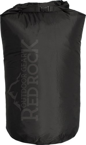 RED ROCK ROLL TOP DRY BAG - 4 LITER WATERPROOF BLACK