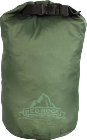 RED ROCK ROLL TOP DRY BAG - 4 LITER WATERPROOF OD GREEN