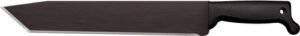 COLD STEEL TANTO MACHETE 13" - BLACK BLADE W/COR-EX SHEATH