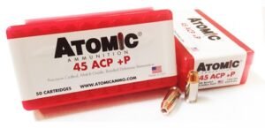ATOMIC AMMO 45ACP +P - 185GR BONDED JHP 50-PACK