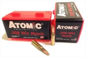 ATOMIC 308 WIN 168GR MATCH - BTHP 50RD 10BX/CS