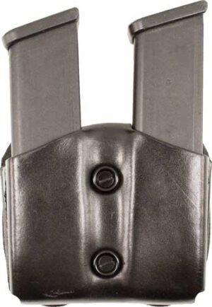 DESANTIS DOUBLE MAG POUCH OWB - LEATHER SIG P365 BLACK