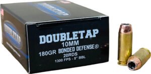 DOUBLETAP 10MM 180GR JHP - BONDED DEFENSE 20RD 50BX/CS