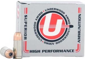 UNDERWOOD 9MM LUGER 115GR JHP - 20RD 10BX/CS