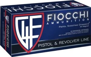 FIOCCHI 357 MAG 148GR JHP - 50RD 20BX/CS
