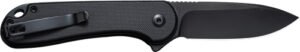 CIVIVI KNIFE ELEMENTUM II 2.96 - " G-10/BLK STONEWASH CLAM PACK