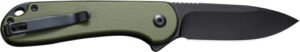 CIVIVI KNIFE ELEMENTUM II 2.96 - " OD GREEN G10/BLK CLAM PACK