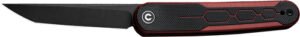 CIVIVI KNIFE KWAIQ 2.97" - BURGANDY-BLACK/BLACK STONEWASH