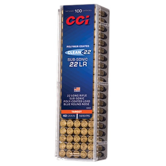 CCI 22LR BLUE POLYCOAT 40GR SUB 100/50