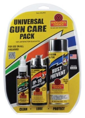 SHOOTERS CHOICE UNIVERSAL GUN - GUN CARE CHEMICALS KIT