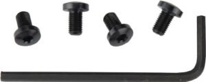 ED BROWN HEX HEAD GRIP SCREWS - BLUED 4-PACK FOR 1911