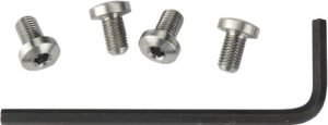 ED BROWN HEX HEAD GRIP SCREWS - S/S 4-PACK FOR 1911