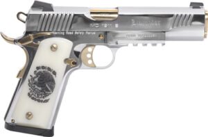 GIRSAN MC1911S LIBERADORE - 38 SUPER CHROME/GOLD ENGR. 8RD