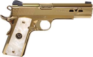 IVER JOHNSON GOLDEN EAGLE - 1911 45ACP 8RD POLISHED GOLD