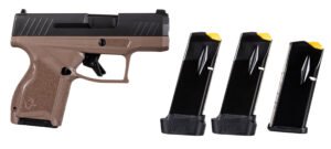 TAURUS GX4 9MM BLK/BRN 3" 13+1 4 MAGS