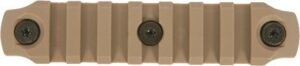 BCM RAIL SECTION--NYLON KEYMOD - 4" RAIL FDE