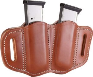1791 M2.1 DOUBLE MAG CARRIER - FOR SINGLE STACK MAGS BROWN
