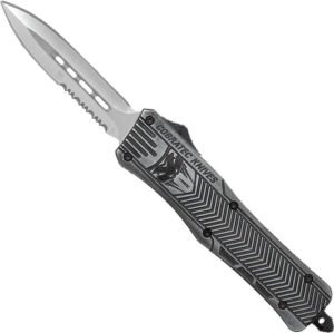 COBRATEC MEDIUM CTK1 OTF - STONEWASH 3" DAGGER SERRATED