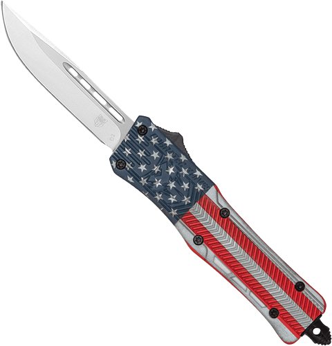 COBRATEC MEDIUM CTK1 OTF - AMERICAN FLAG 3" DROP POINT