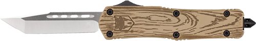 COBRATEC MEDIUM FS3 OTF 3" D2 - WOOD GRAIN CERAKOTE TANTO