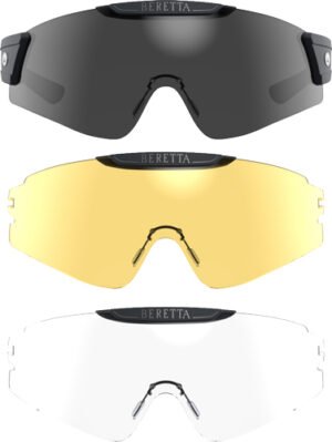 BERETTA INTERMASK EYEGLASSES - INTERCHANGE FUME/NEUTRAL/YLLW