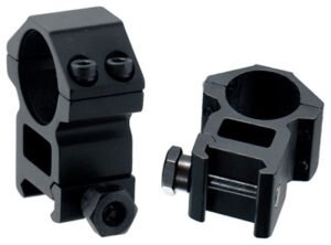 UTG RINGS 1" HIGH PROFILE - MATTE BLACK PICATINNY/WEAVER