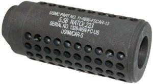 GUNTEC AR15 FAKE SUPPRESSOR - SOCOM MINI 1/2X28 TPI BLACK