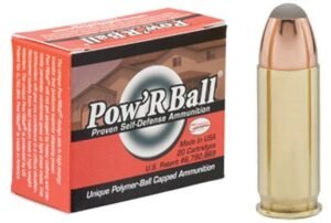 Glaser Pow'RBall Handgun Ammunition  .38 Super 100 gr JHP 1525 fps 20/box