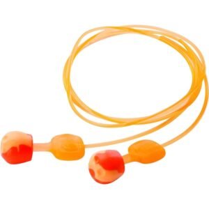 Howard Leight TrustFit Pod Corded Push-In Reusable Foam Ear Plugs 28dB Case 100 Pairs
