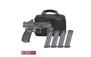 SPRINGFIELD ARMORY ECHELON 4.5F COMP FS 9MM PISTOL U DOT GEAR PAC VIRIDIAN RFX11,BAG,4MAGS