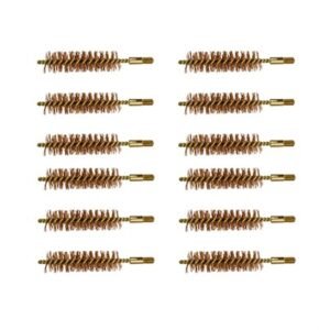 DOUBLE-TUFF BRONZE RIFLE BRUSH 54 CALIBER 12 PACK