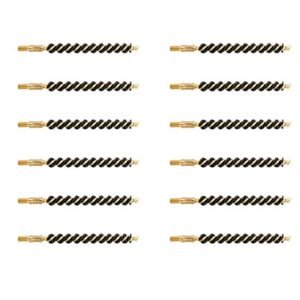 HEAVY WEIGHT NYLON RIFLE BRUSH 243/25 CALIBER 12 PACK